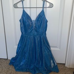 Blue homecoming dress small